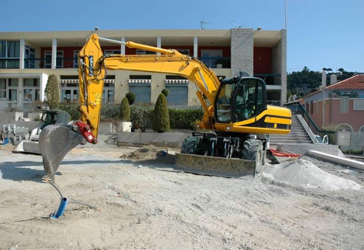 Travaux de terrassement près de Nogaro